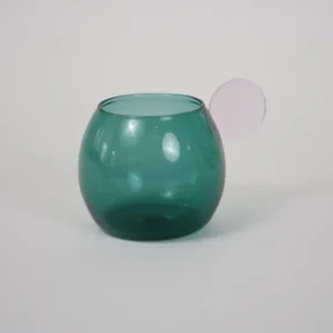Blue Borosilicate Coffee Cup
