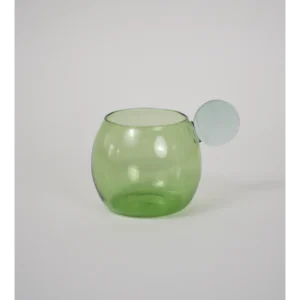 Green Borosilicate Coffee Cup