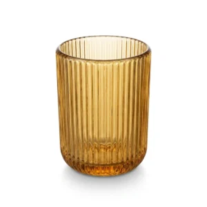 Set of 2 Tumbler Glass Cup (Yellow)