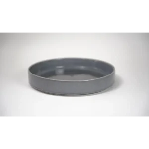 Set of 6 Gray Japanese Style Deep Plates