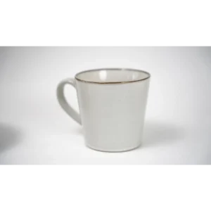 Set of 6 Wide Light Blue Mugs