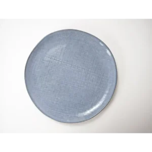 Blue Grid Small Plate