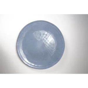 Blue Small Plates with One Circle