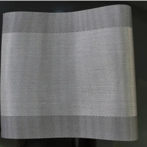 Silver Small Two-Tone Table Runner